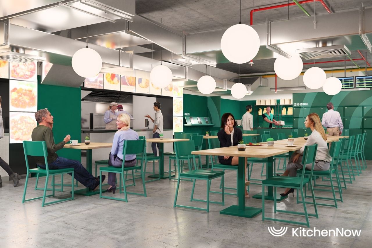 kitchennow-cloud-kitchen-dine-in-area-render-interior